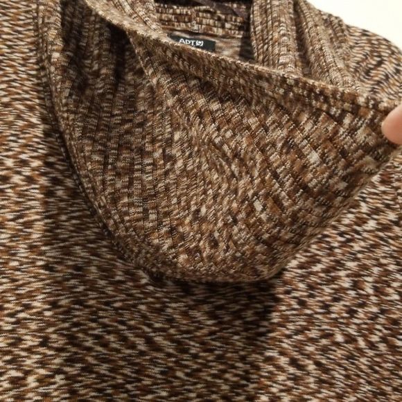 Apt 9 Tri Color Flowy Cowl Neck Sweater - Picture 6 of 8